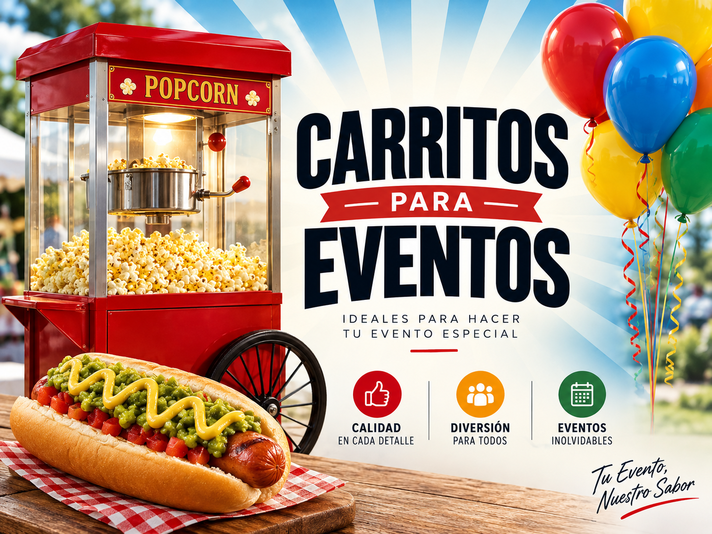 Carrito de Eventos Food Truck